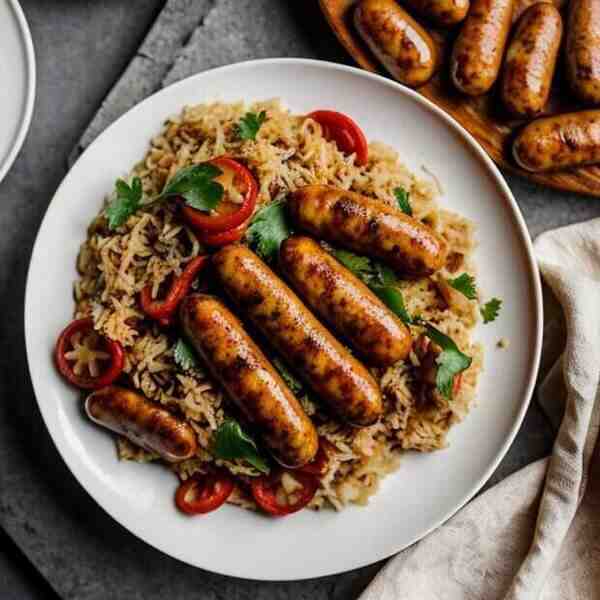 Домашняя куриная молочная колбаса